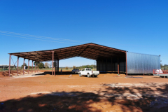 Steelworks tractor shed
