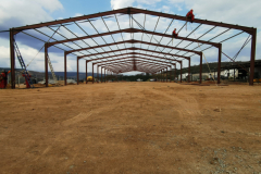 Steelworks warehouse in progress